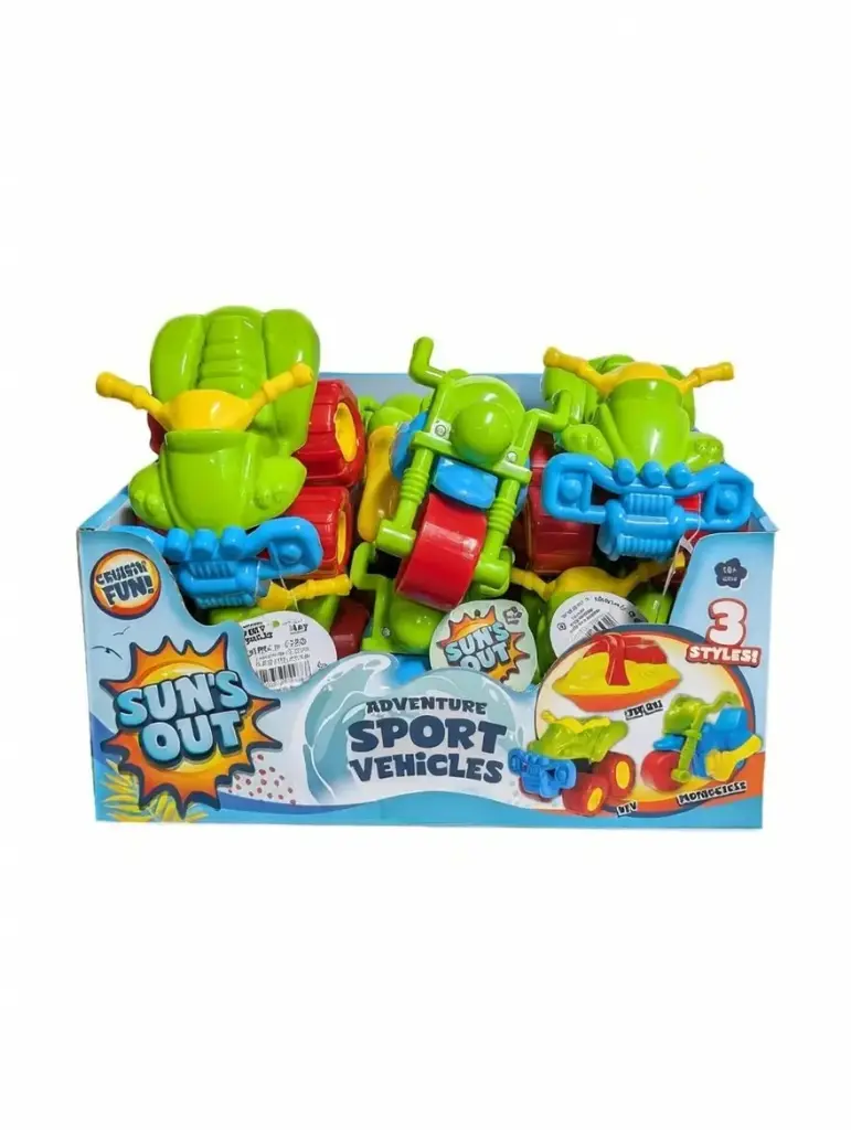 #4988 Suns Out Sport Vehicle (Sun'S Out Adventure Sport Vehicles 12Ct Display)