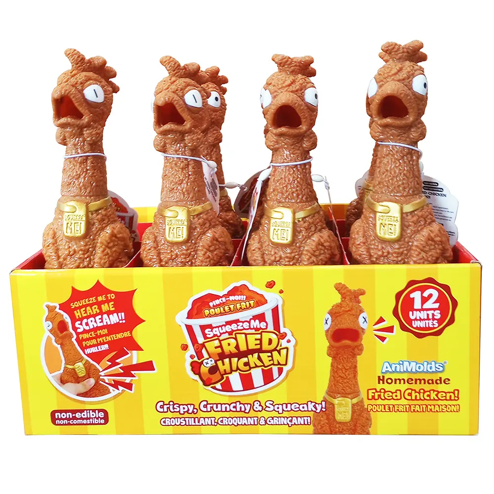 Squeeze Me Fried Chicken (Animolds Fried Chicken 12 Units Per Display Asfc150)