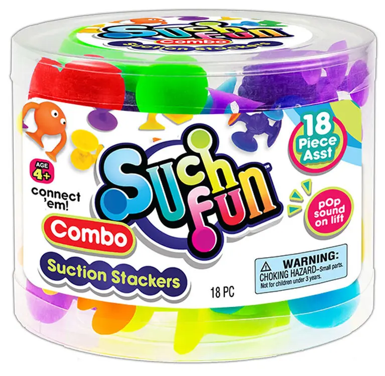 #4900 Such Fun Stackers (Such Fun Suction Stackers 8Ct Display)