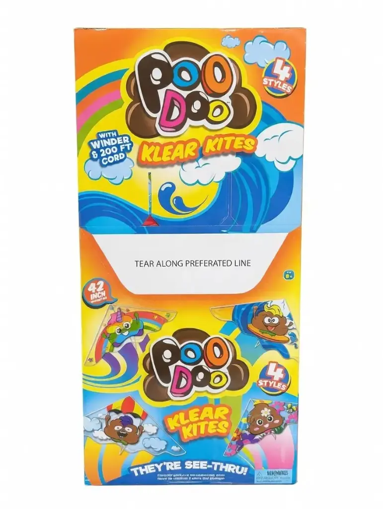 #6440 Poo Doo Kite Fd (Poo Doo Kite 36Pc Floor Display)