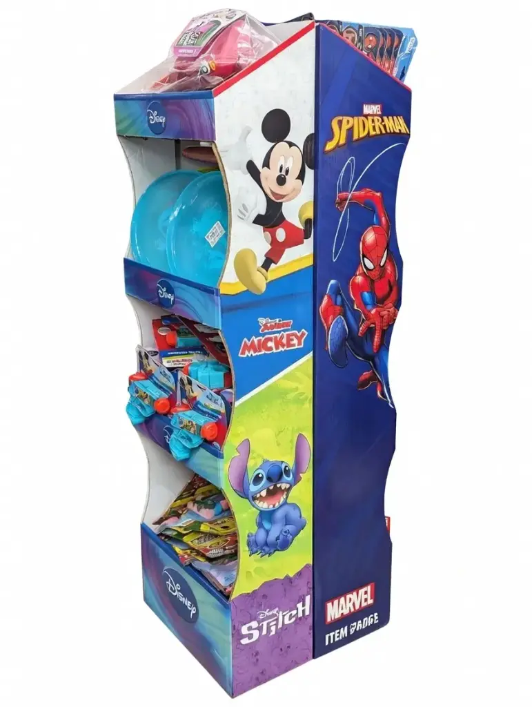 #9404 Disney Marvel Tower Fd (Disney Marvel Tower 132Pc Floor Display)