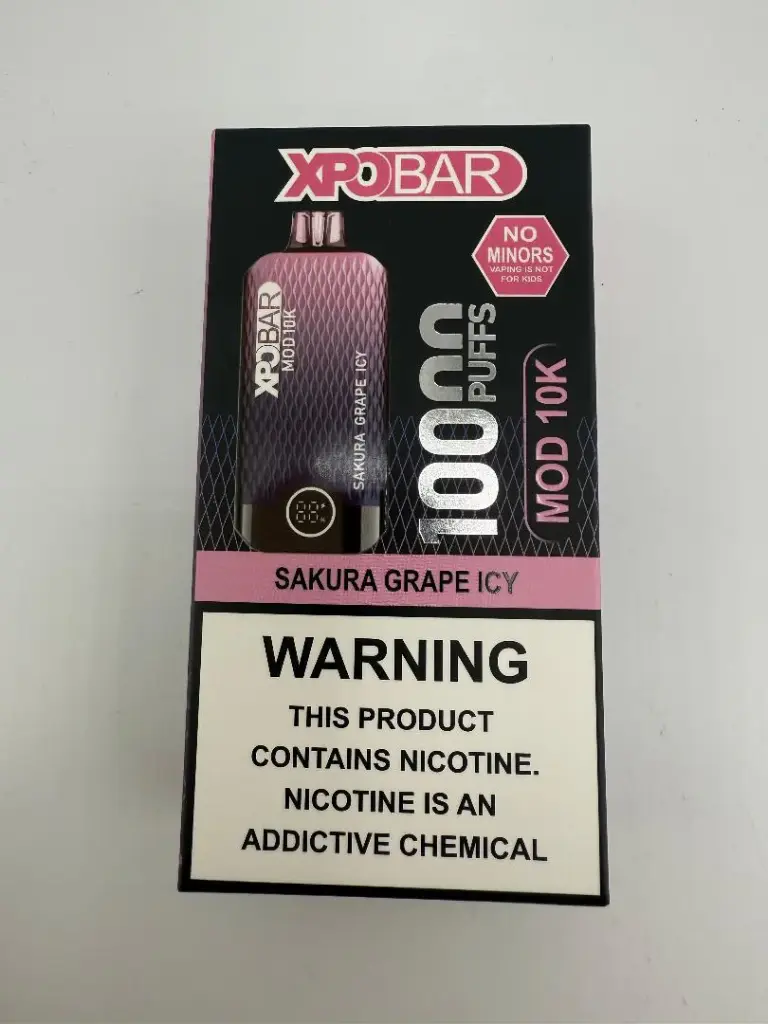 Xpo Bar Sakura Grape Icy 10K (Sakura Grape Icy 20Ml 10K Vape)