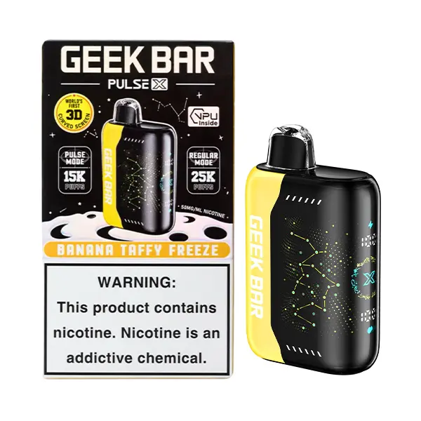 Geek Bar 25K Banana Taffy Freeze