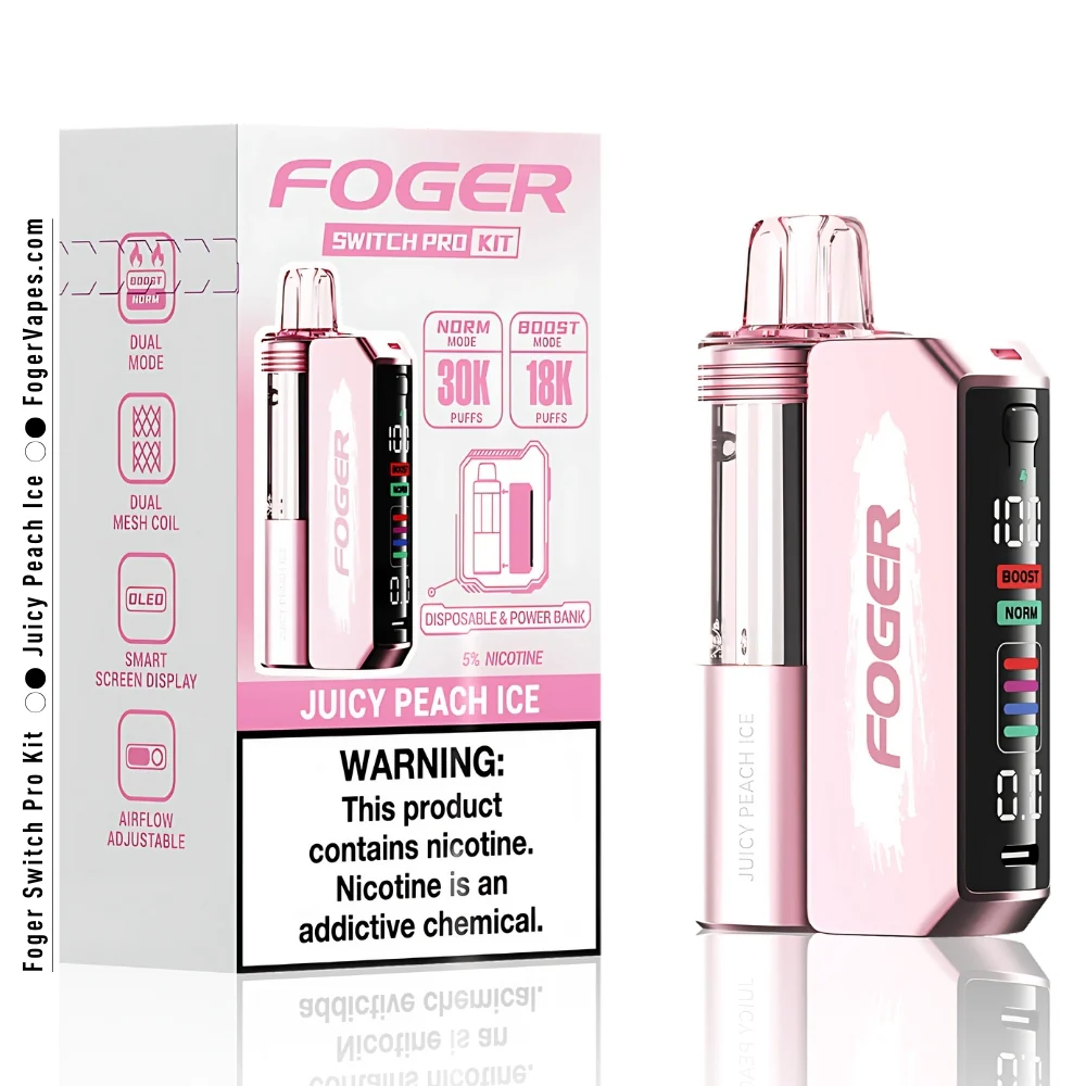 Fogger 30K Kit Juicy Peach Ice 