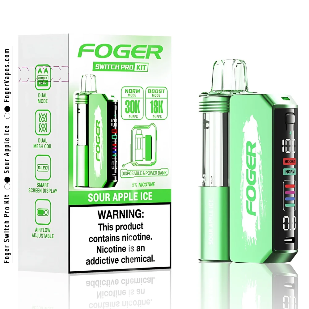 Fogger 30K Kit Sour Apple Ice