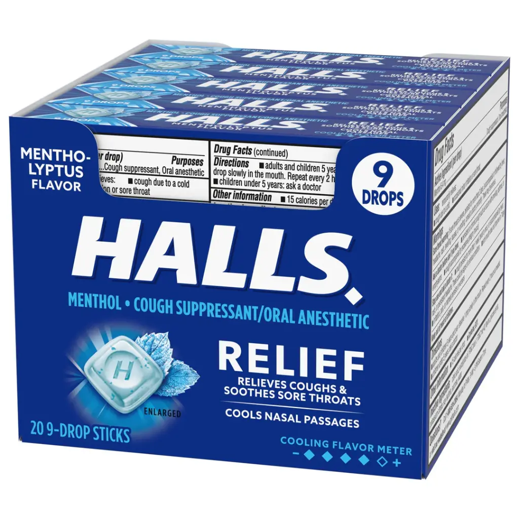1124 HALLS USA MENTHOLYPTUS 20CT/BOX
