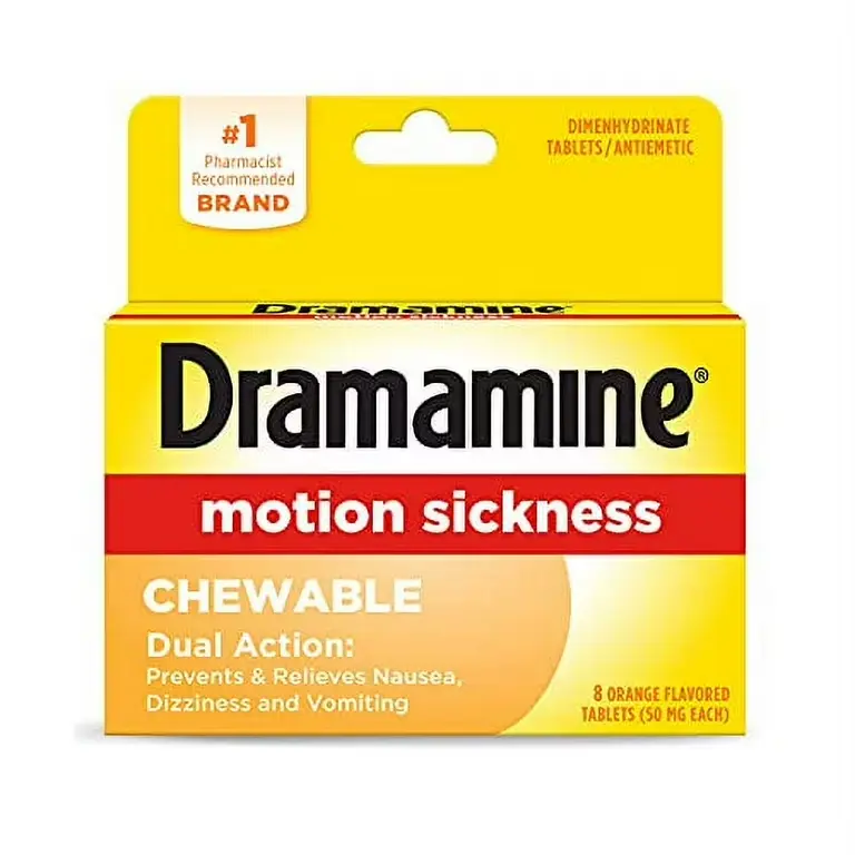 5974 DRAMAMINE 8'S CHEWABLE 