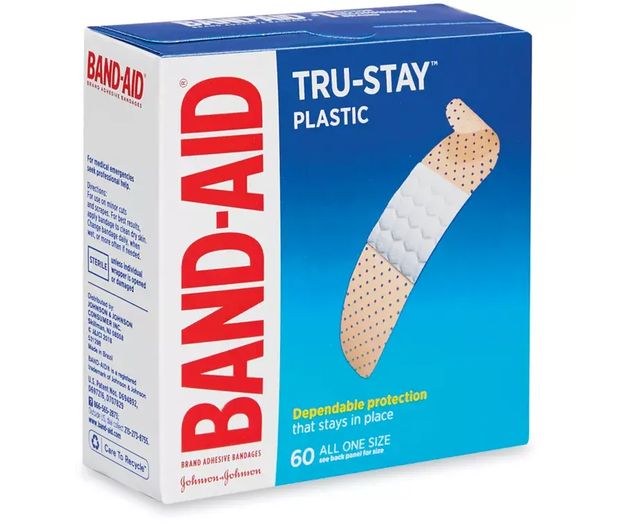 7277 BAND AID 60'S PLASTIC CONFORT J&J