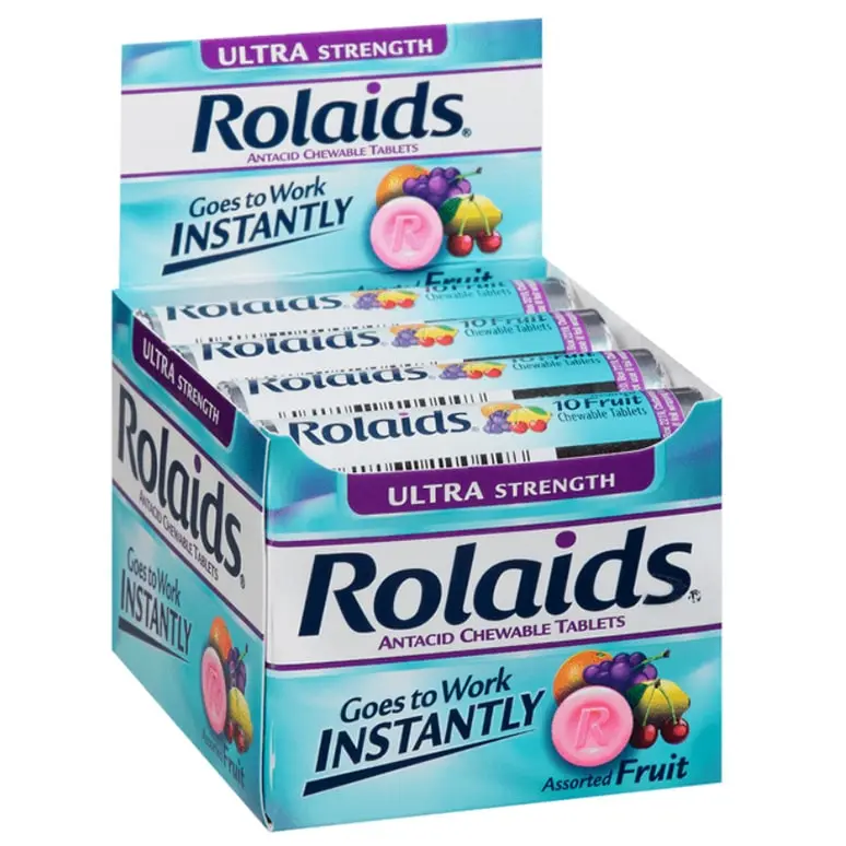 3111 ROLAIDS 10'S ULTRA STRONG FRUITS 12ROLLS/BOX