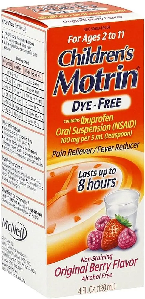 2258 MOTRIN ELIXER CHILDREN'S 1 OZ BERRY