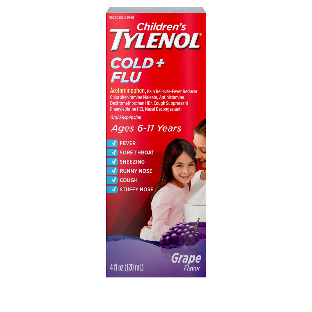 4946 TYLENOL CHILDREN'S 4OZ COLD+FLU