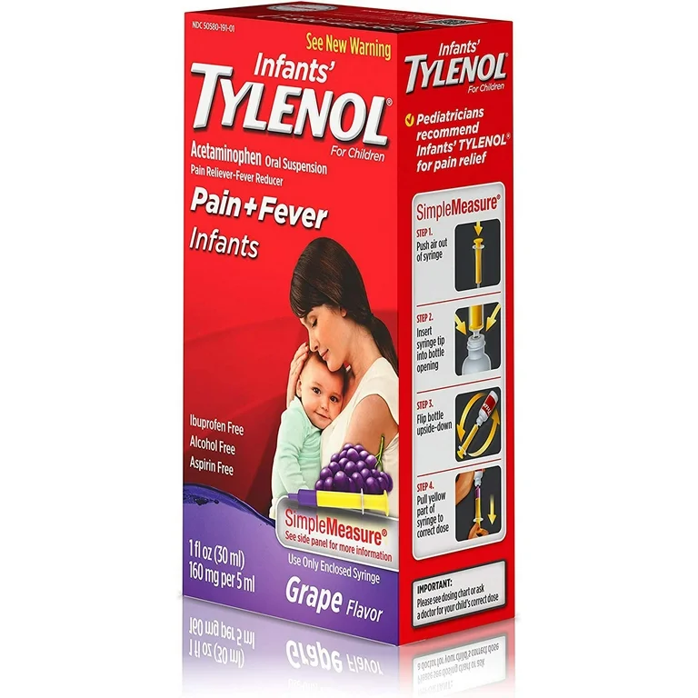 5722 TYLENOL INFANT'S 1OZ GRAPE