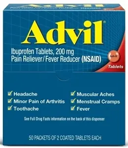3252 50*2'S REG ADVIL POUCH 24 BOX/CS