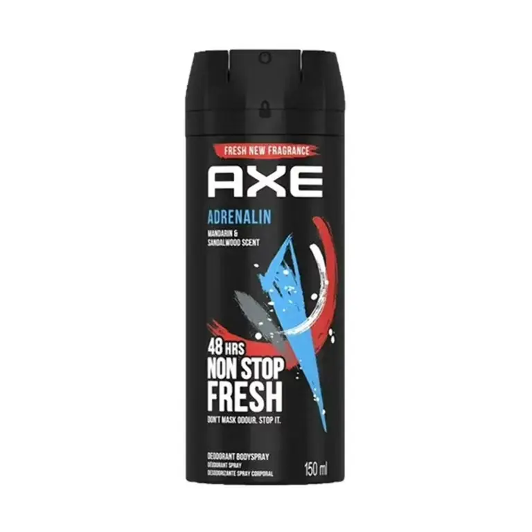 6872 AXE DEOD SPRAY 150ML NEW ADRENALIN