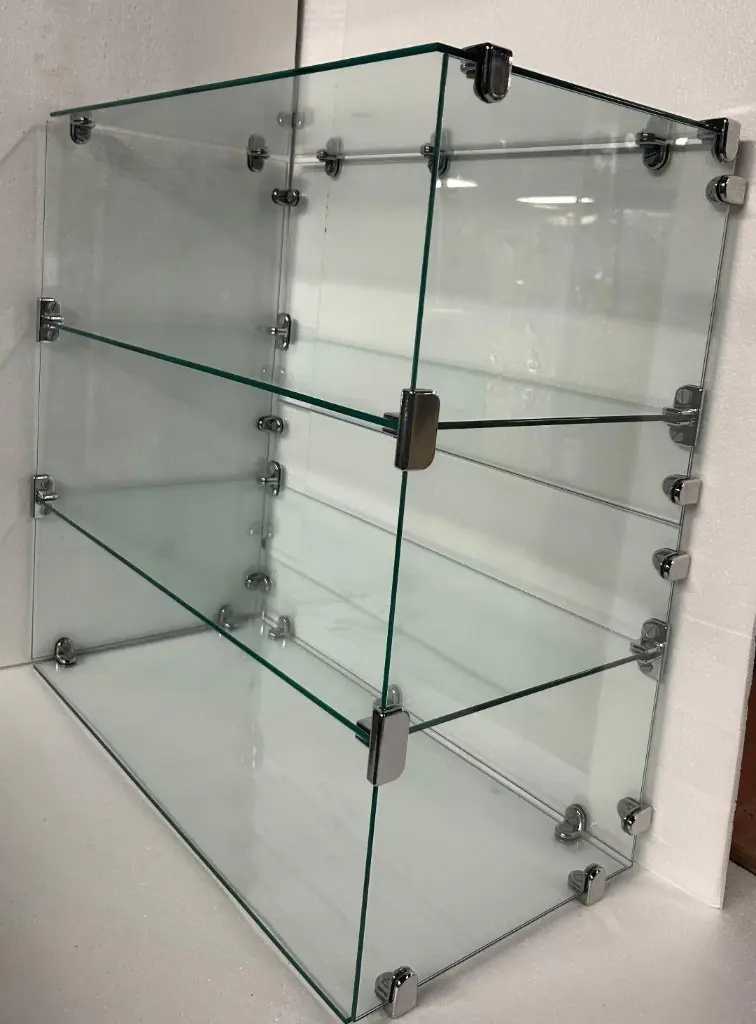 GLASS COUNTER DISPLAY 24"