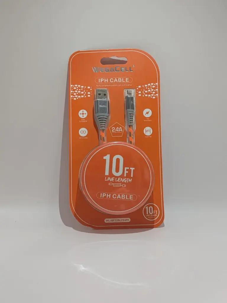 WL-10FTCBL210-IPH (10FT USB TO IPHONE CABLE)