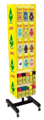 LITTLE TREE SPINNER FLOOR DISPLAY 632PCS 