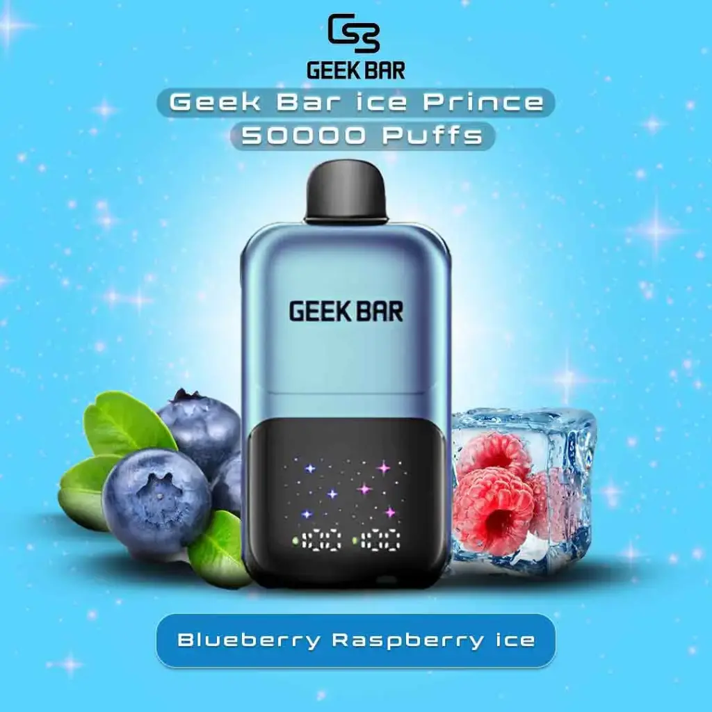 GEEK BAR 50K BLUEBERRY RASBERRY ICE 