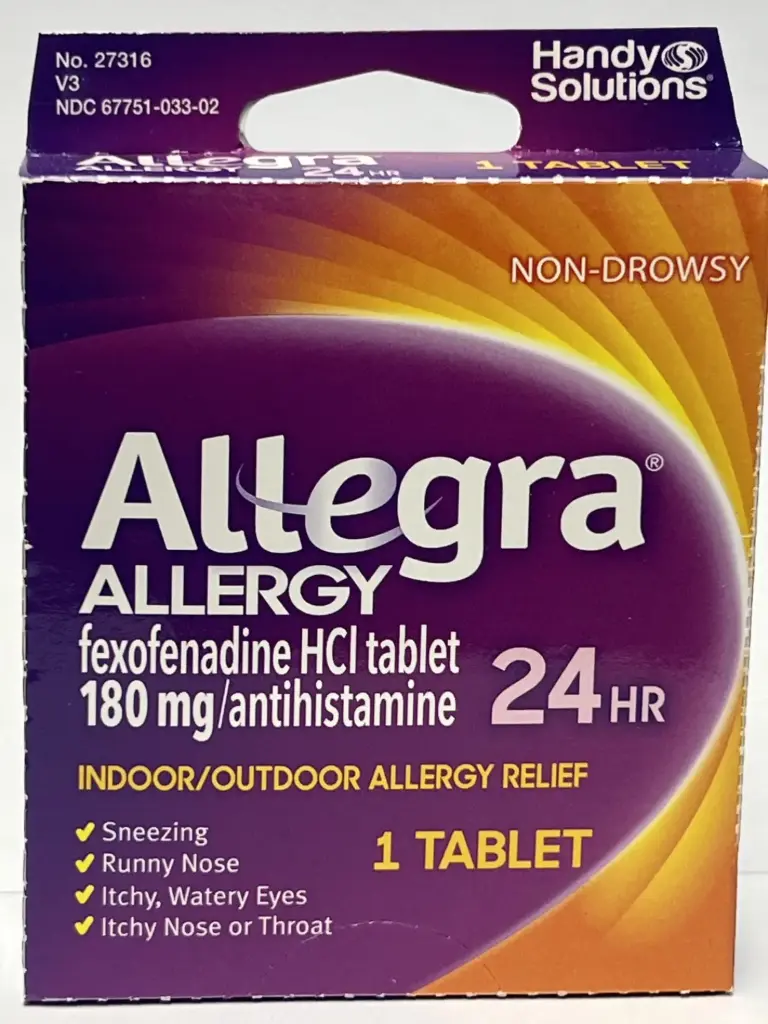 27316 Allegra Allergy 24HR 180mg 1tabs