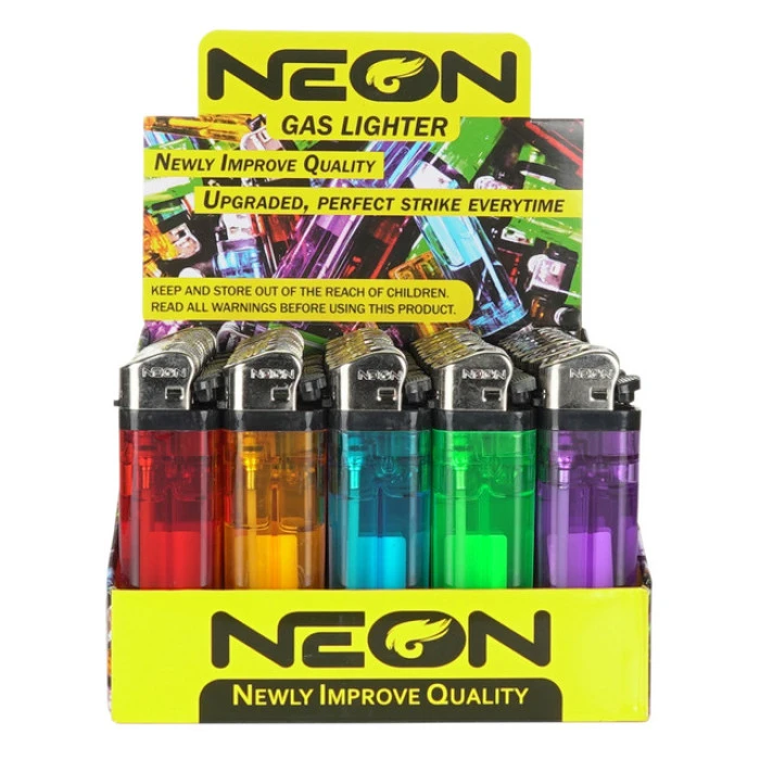 NEON CLEAR LIGHTER 50 CT 