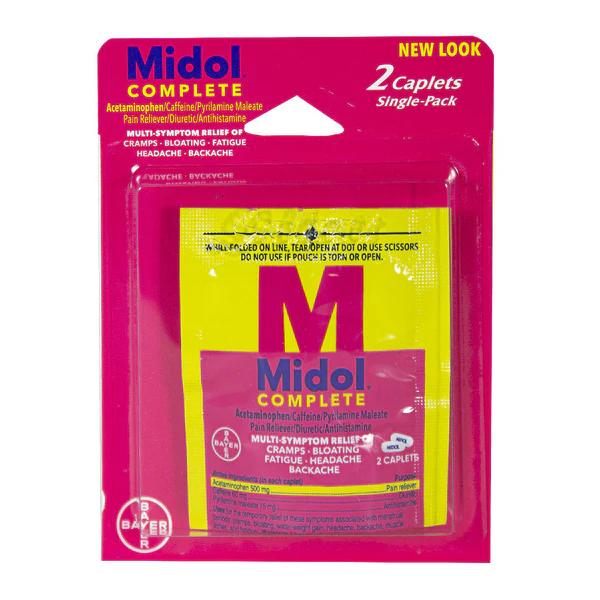 #5172 MIDOL 2 TAB X 12PK BLISTER REFILL