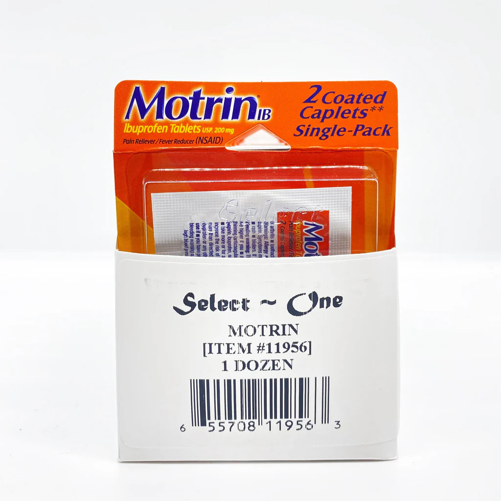 #2482 MOTRIN 2 TAB X12PK BLISTER REFILL