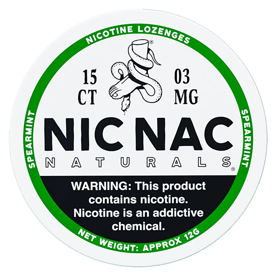 NICNAC NATURALS 15CT 3MG SPEARMINT