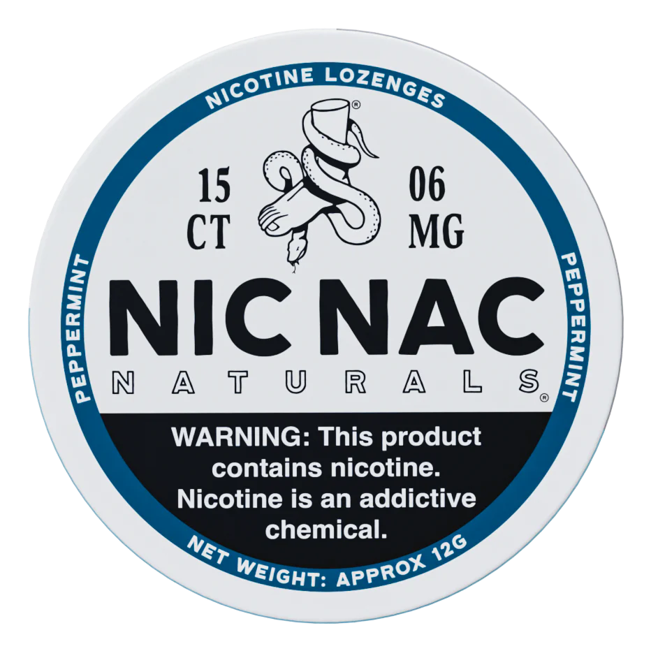 NICNAC NATURALS 15CT 3MG PAPPERMINT