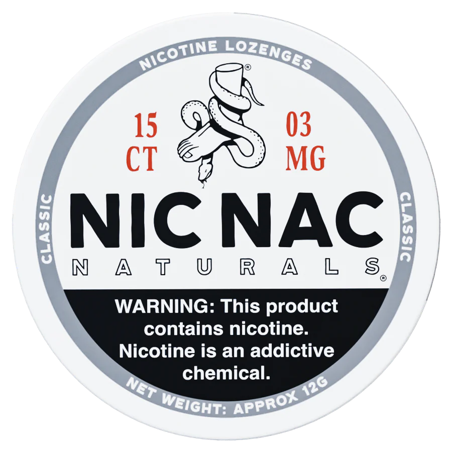 NICNAC NATURALS 15CT 3MG CLASSIC