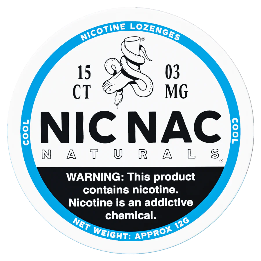 NICNAC NATURALS 15CT 3MG COOL