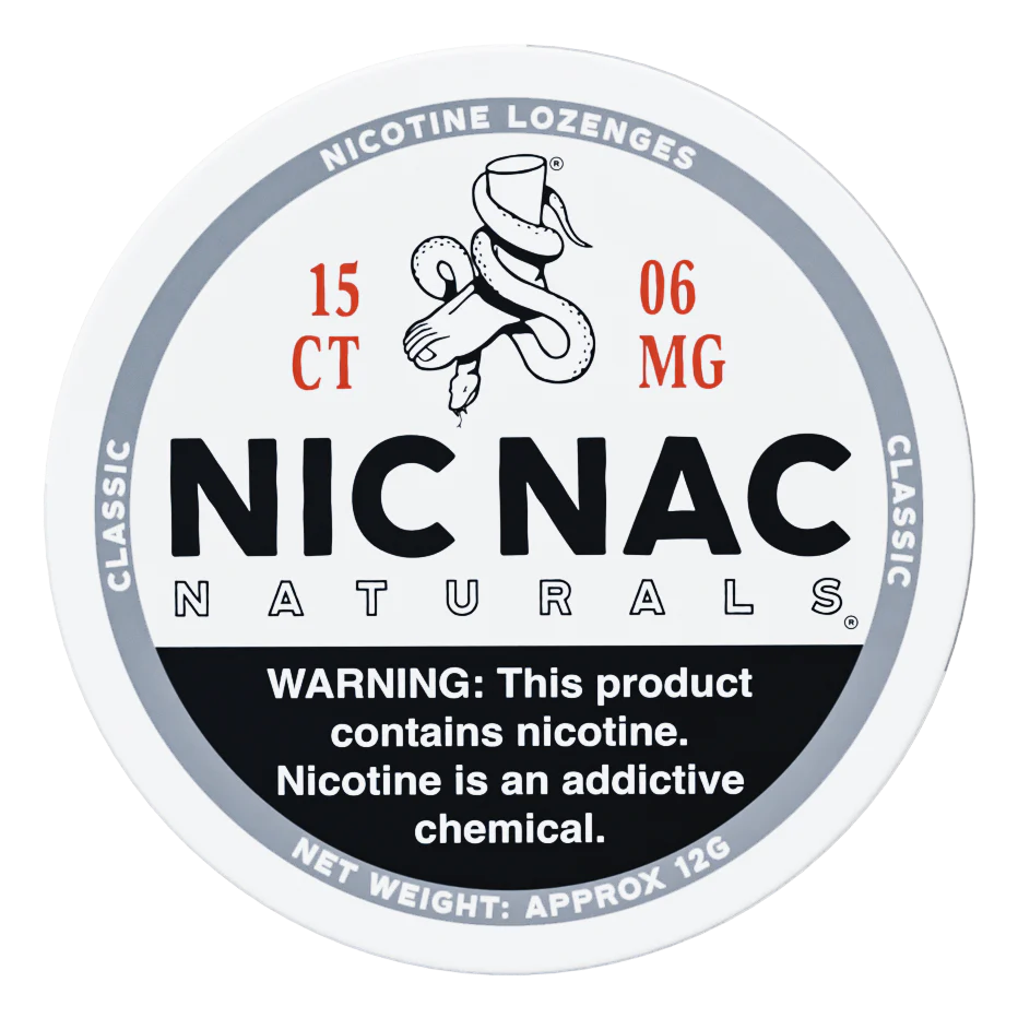 NICNAC NATURALS 15CT 6MG CLASSIC