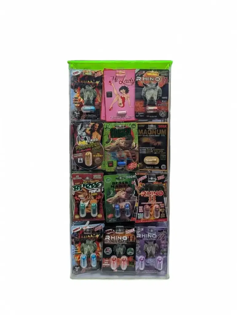 PILLS DISPLAY 12 HOOKS 84 PCS 