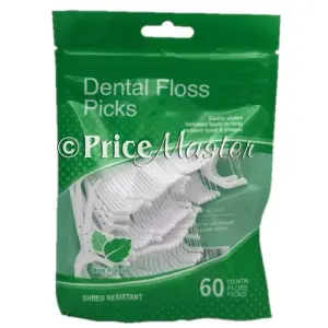 #5393 DENTAL FLOSSER PICKS 60CT 