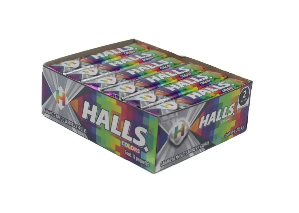 #3940 HALLS 12CT ASSORTED FLOVOR 