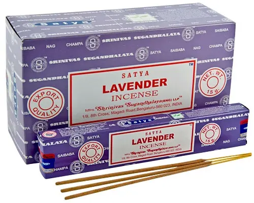 #2242 SATYA INCEMSE LAVENDER 12PK 