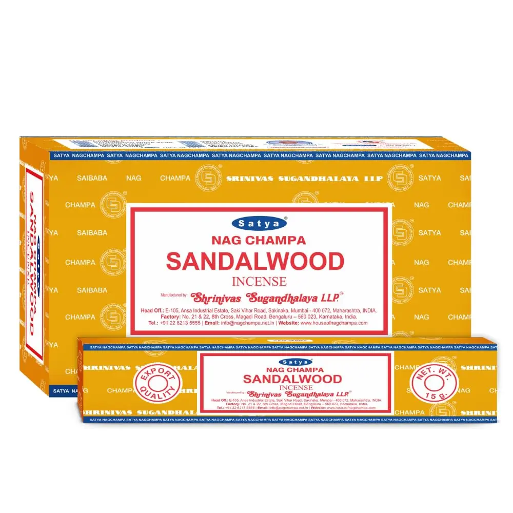 #1779 SATYA INCENSE SANDALWOOD 12PK/BOX