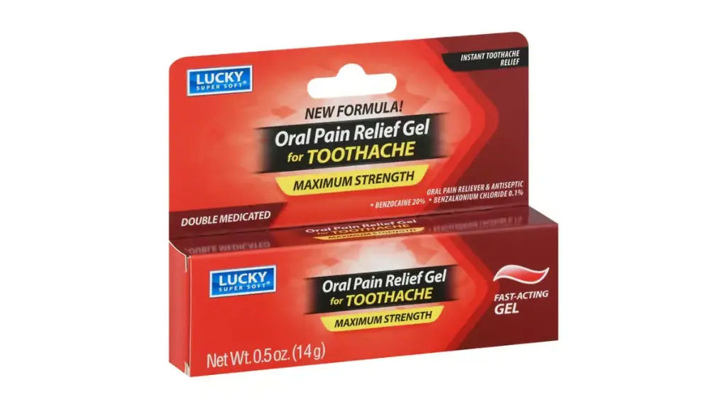 #5390 LUCKY CREAM ORAL PAIN RELIEF 0.5OZ