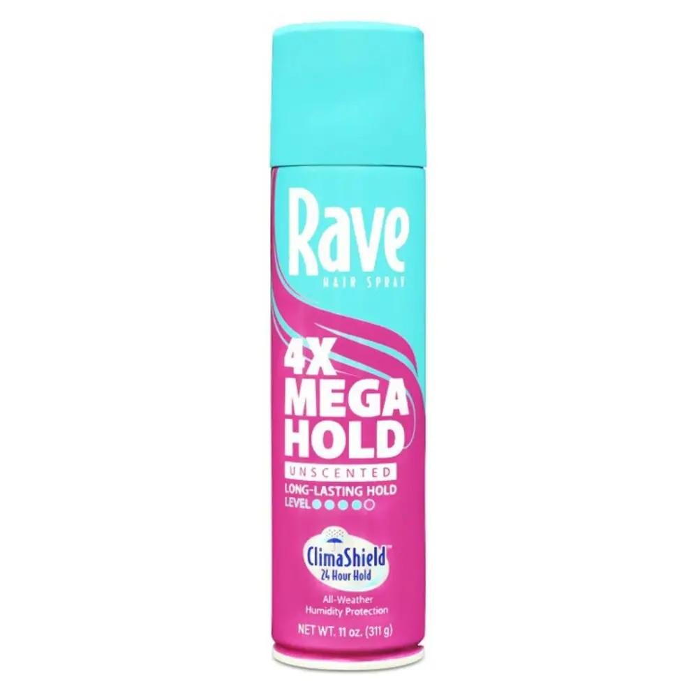 #1091 RAVE TRAVEL SIZE 1.5OZ MEGA HAIR SPRAY