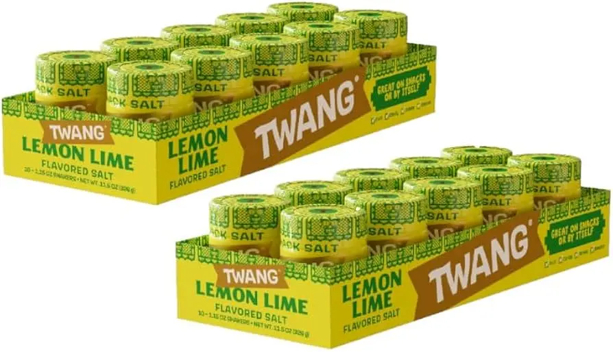 #5372 TWANG SHAKERS LEMON-LIME BEER SALT 10CT 