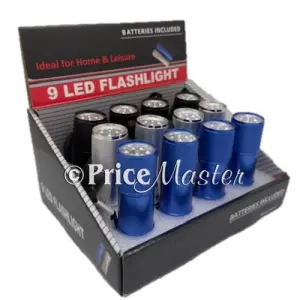 #2125 LED FLASHLIGHT 12CT/DISPLAY 