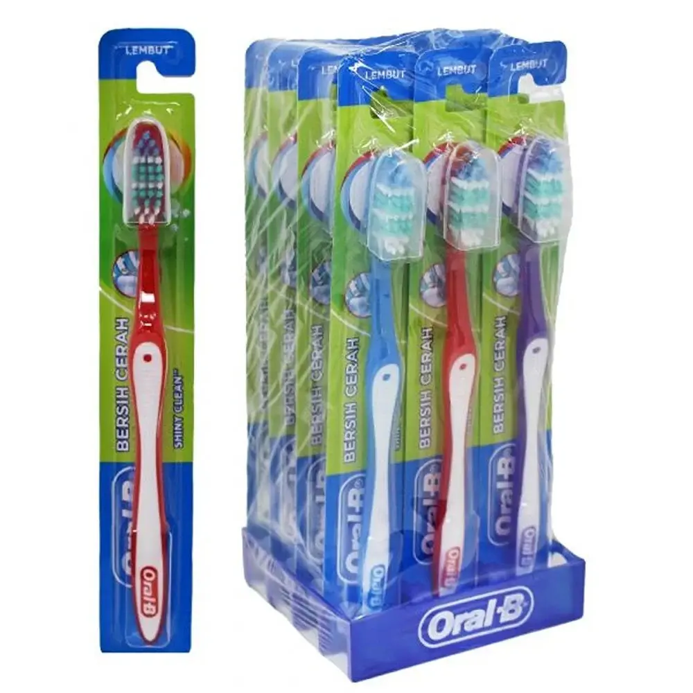 #6318 TOOTHBRUSH PRAL-B SOFT/MEDIUM 12pc
