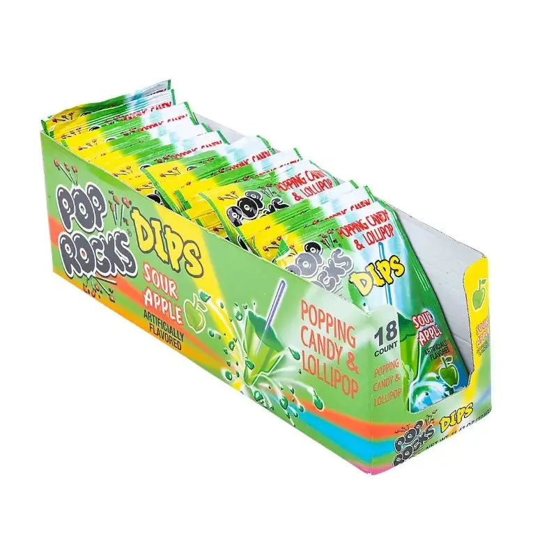 #5281 POP ROCKS SOUR APPLE 18PK/BOX 