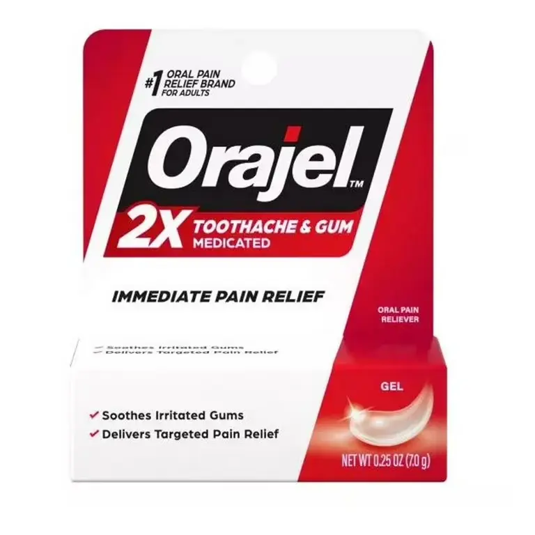 #2301 ORAJELK ADULT REG 2X MEDICATED .025OZ