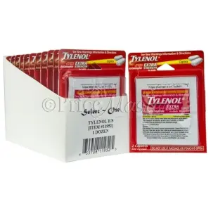 #3622 TYLENOL 2TABX12 BLISTER REFILL
