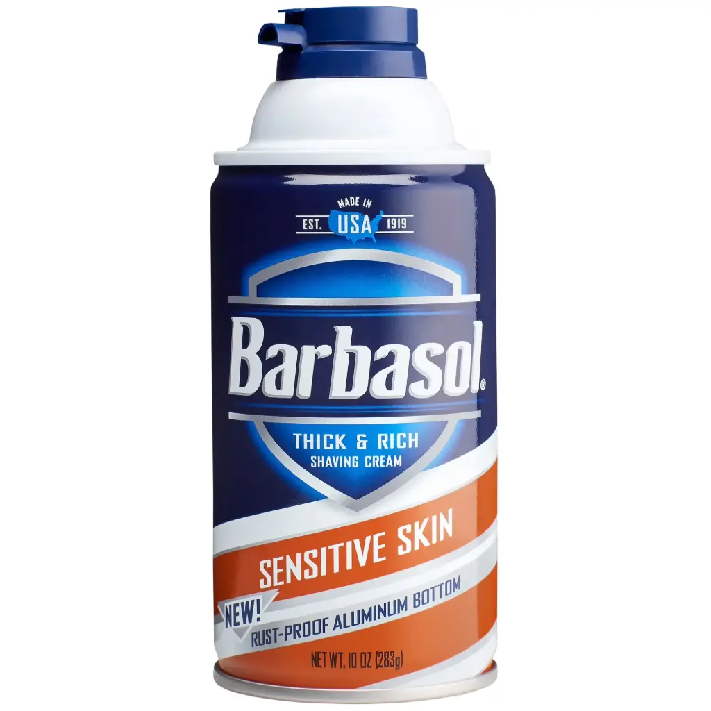 #8350 BARBASOL SHAVING CREAM 10OZ SENSITIVE 