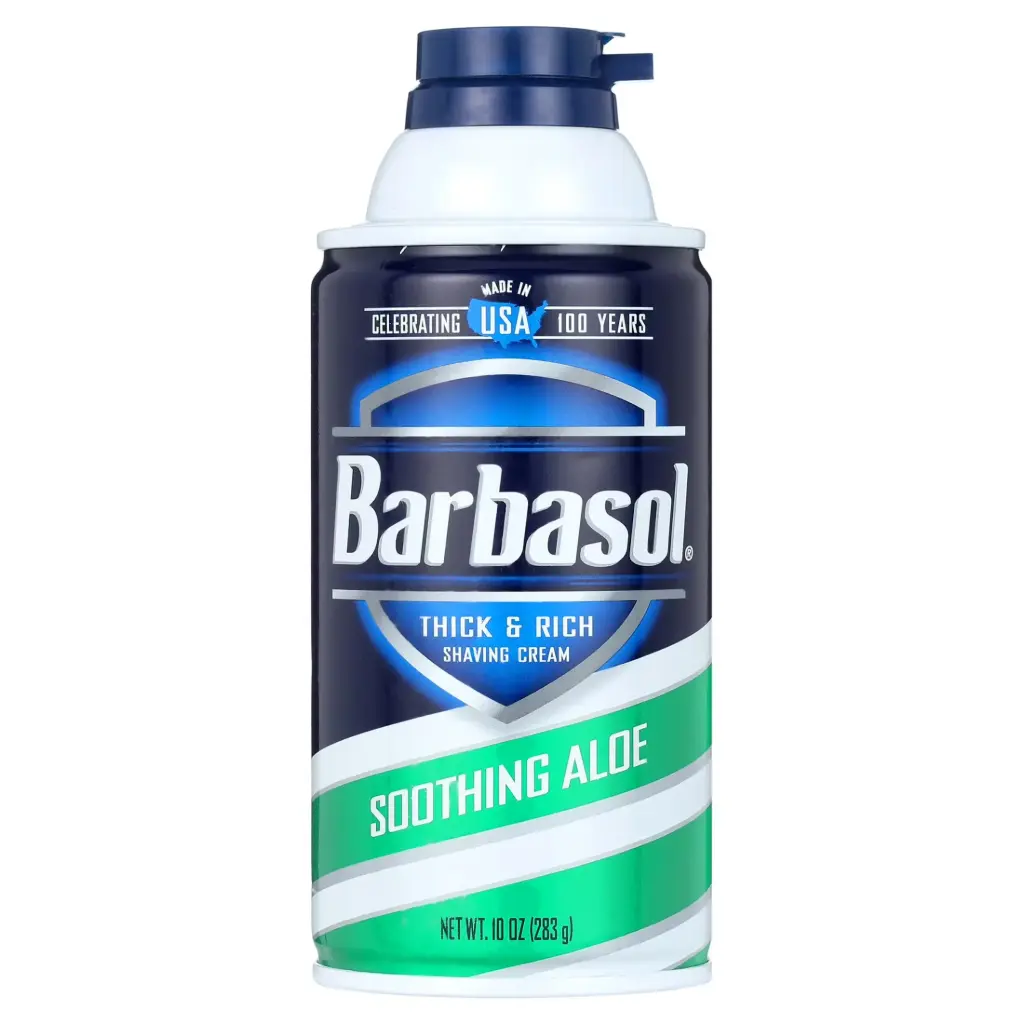 #8349 BARBASOL SHAVING CREAM 10OZ ALOE 