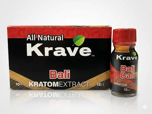 KRAVE KAVA EXTRACT SHOTS BALI 12PK BOX