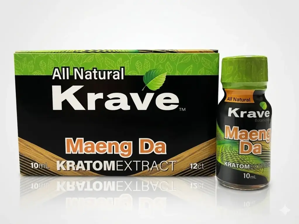 KRAVE KAVA EXTRACT SHOTS MAENG DA 12PK/BOX
