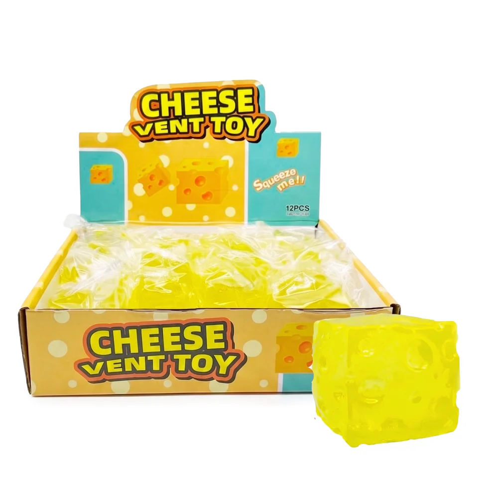 CHEESE VENT SQUISHE TOY 