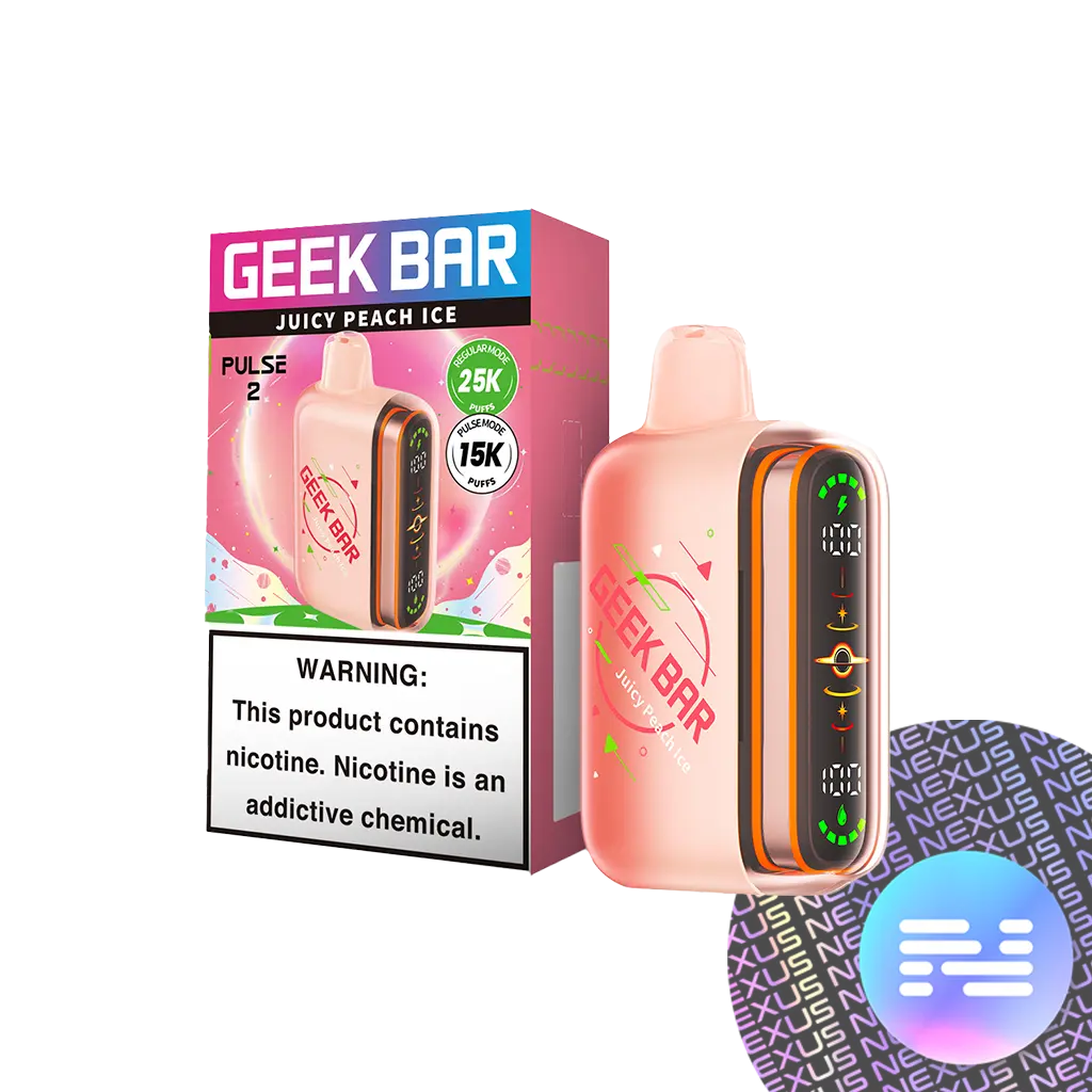 GEEKBAR PULSE 2 15K JUICY PEACH ICE  